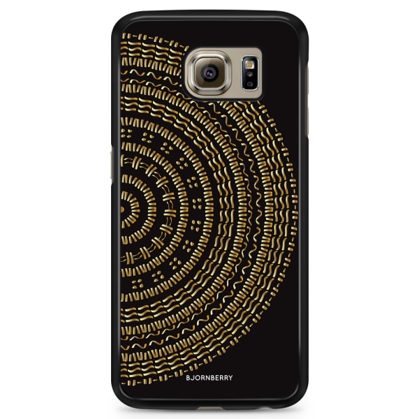 Bjornberry Skal Samsung Galaxy S6 - Mandala Guld/Svart