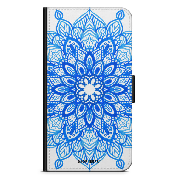 Bjornberry Plånboksfodral iPhone 12 - Blå Mandala