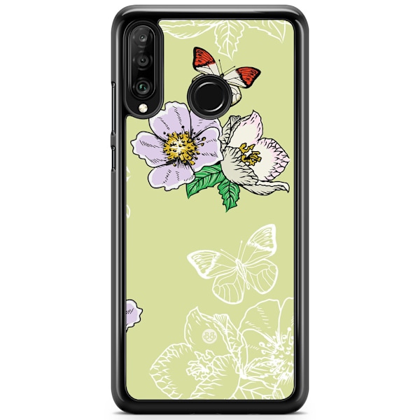 Bjornberry Hårdskal Huawei P30 Lite - Fjärilsblomma