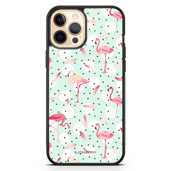 Bjornberry Hårdskal iPhone 12 Pro Max - Flamingos