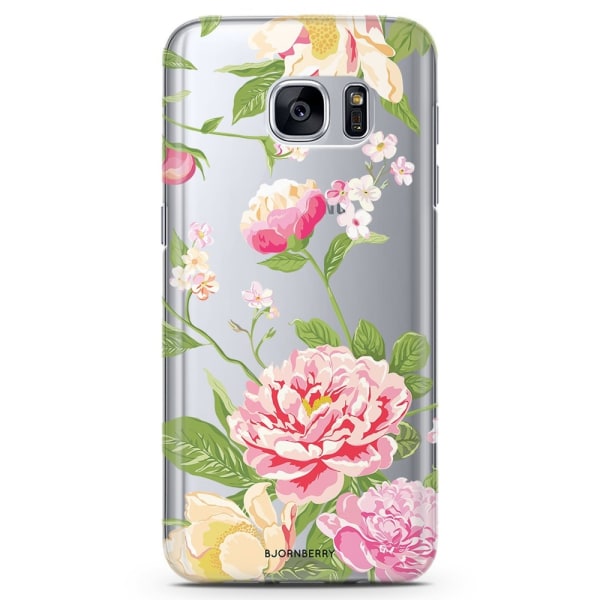 Bjornberry Samsung Galaxy S7 TPU Skal - Rosor