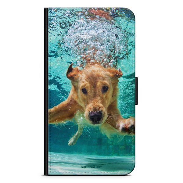 Bjornberry Plånboksfodral iPhone 13 - Hund i Vatten