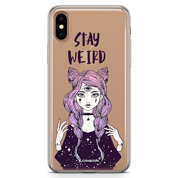 Bjornberry Hybrid Skal iPhone Xs Max  - Stay Weird