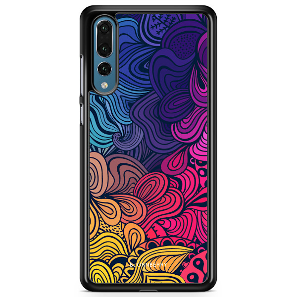 Bjornberry Skal Huawei P20 Pro - Retro Blommor