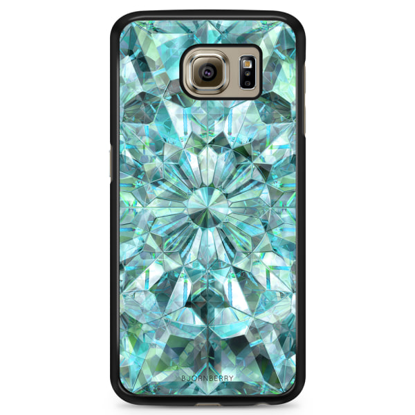Bjornberry Skal Samsung Galaxy S6 - Gröna Kristaller