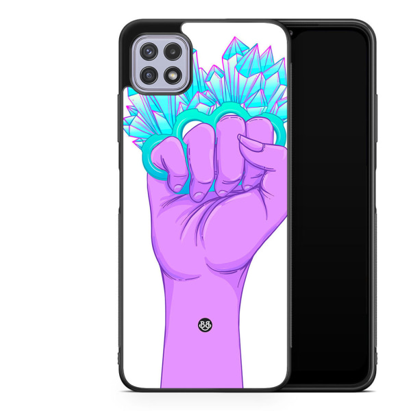 Bjornberry Skal Samsung Galaxy A22 4G  -Kristaller & Hand
