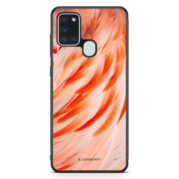 Bjornberry Skal Samsung Galaxy A21s - Flamingo Fjädrar