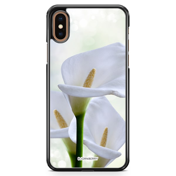 Bjornberry Skal iPhone XS Max - Vit Blomma