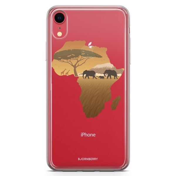 Bjornberry Hybrid Skal iPhone XR  - Afrika Brun