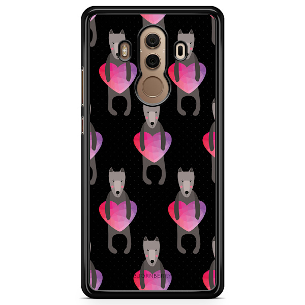 Bjornberry Skal Huawei Mate 10 Pro - Hundar & Hjärtan