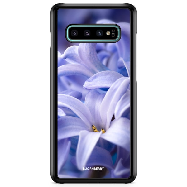 Bjornberry Skal Samsung Galaxy S10 - Blå blomma