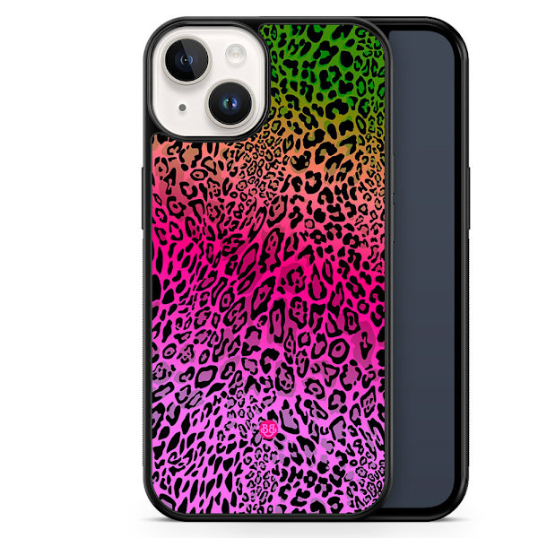 Bjornberry Skal iPhone 14 -Gradient Leopard