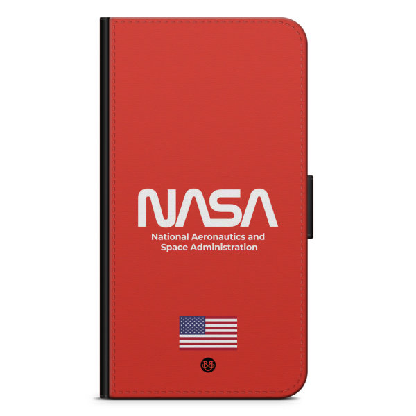 Bjornberry Plånboksfodral OnePlus 7 - NASA Worm Röd