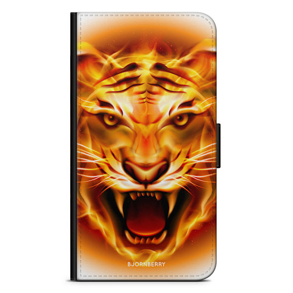 Bjornberry Plånboksfodral iPhone 13 Pro - Flames Tiger