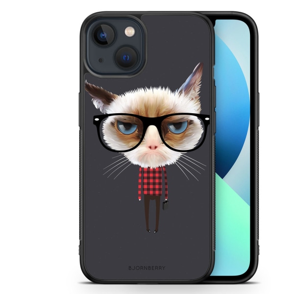 Bjornberry Skal iPhone 13 Mini - Hipster Katt