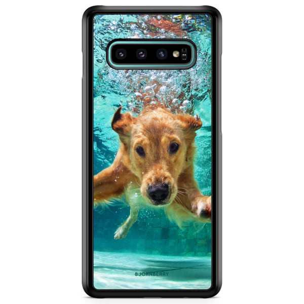 Bjornberry Skal Samsung Galaxy S10 Plus - Hund i Vatten