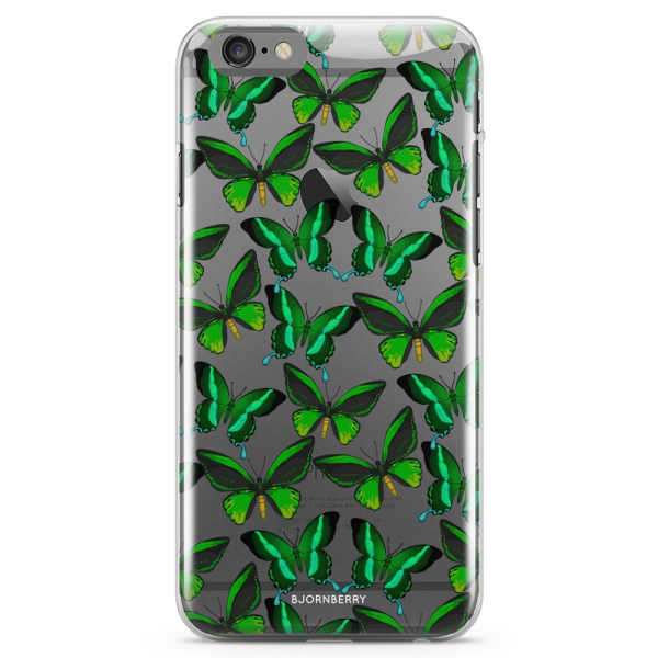 Bjornberry iPhone 6/6s TPU Skal - Fjärilar