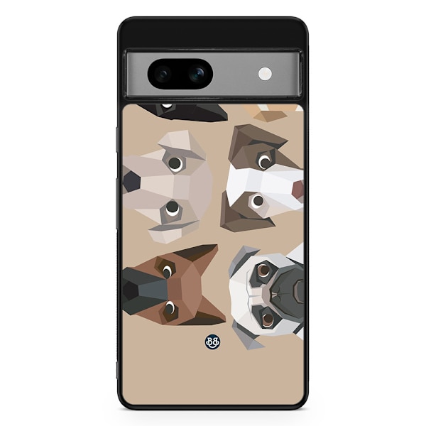 Bjornberry Google Pixel 7a Skal - Söta Hundar