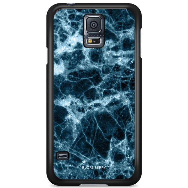 Bjornberry Skal Samsung Galaxy S5/S5 NEO - Blå Marmor