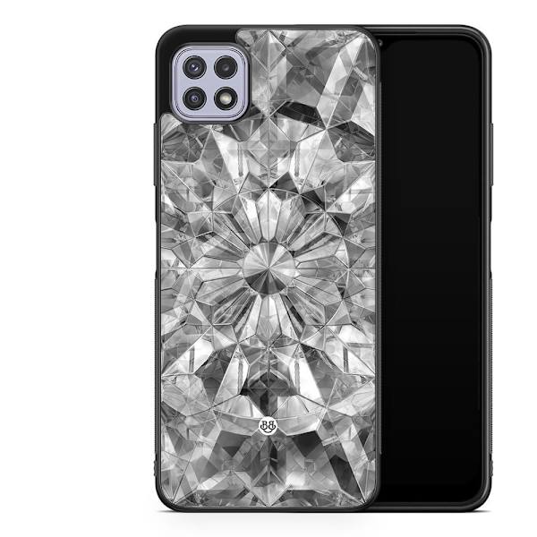 Bjornberry Skal Samsung Galaxy A22 4G  -Grå Kristaller