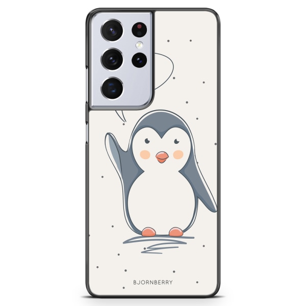 Bjornberry Skal Samsung Galaxy S21 Ultra - Söt Pingvin
