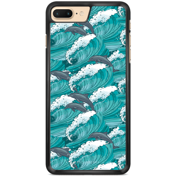 Bjornberry Skal iPhone 7 Plus - Vågor & Delfiner