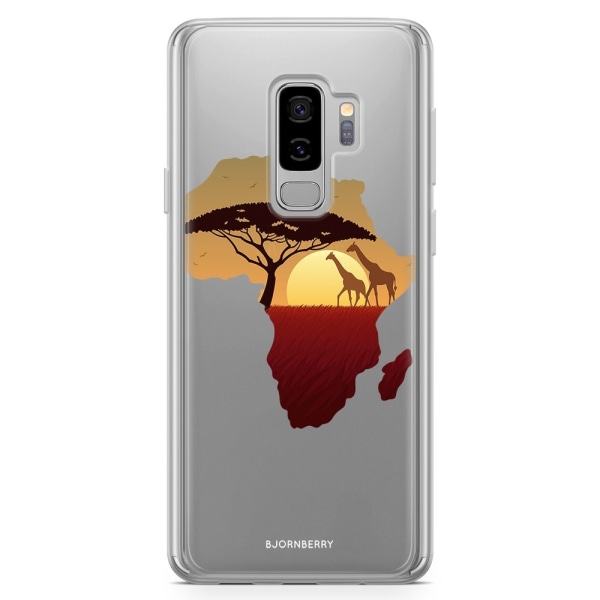 Bjornberry Skal Hybrid Samsung Galaxy S9+ - Afrika Svart