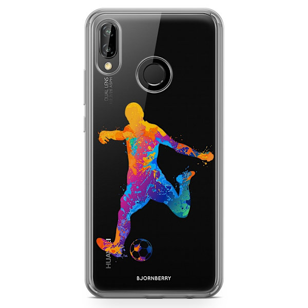 Bjornberry Hybrid Skal Huawei P20 Lite - Fotboll