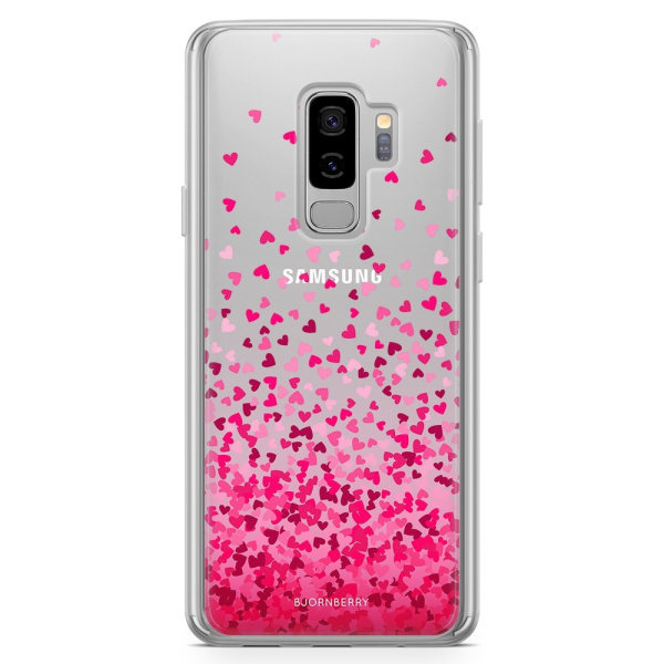 Bjornberry Skal Hybrid Samsung Galaxy S9+ - Hjärtkonfetti