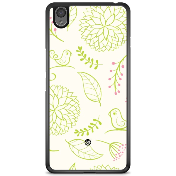 Bjornberry Skal OnePlus X - Blomster Grön