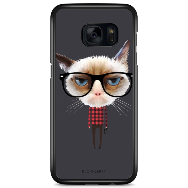 Bjornberry Skal Samsung Galaxy S7 Edge - Hipster Katt