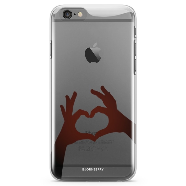 Bjornberry iPhone 6 Plus/6s Plus TPU Skal - Hand Hjärta