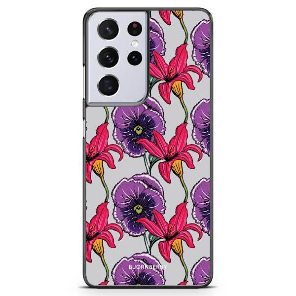 Bjornberry Skal Samsung Galaxy S21 Ultra - Blommor