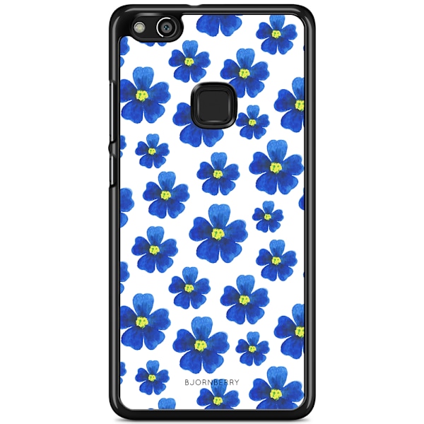 Bjornberry Skal Huawei P10 Lite - Blå Blommor