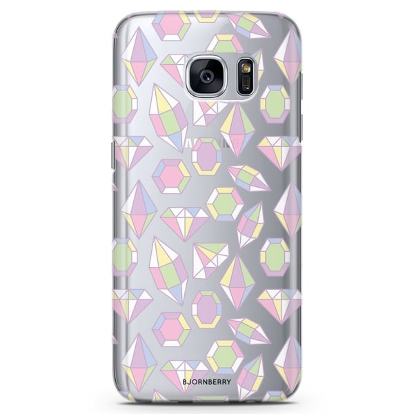 Bjornberry Samsung Galaxy S6 TPU Skal - Diamanter