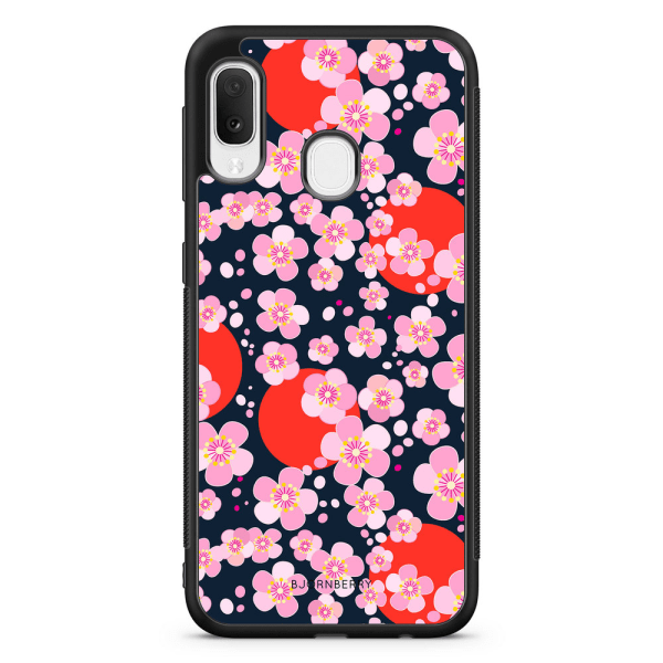 Bjornberry Skal Samsung Galaxy A20e - Japan Blommor