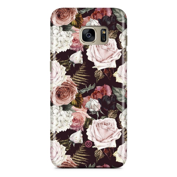 Samsung Galaxy S7 Edge Premium Skal - Watercolor Roses