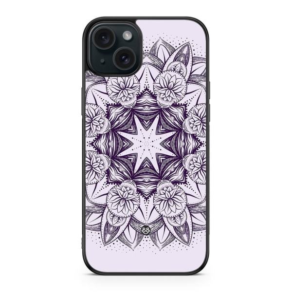 Bjornberry Skal iPhone 15 Plus - Lila Mandala