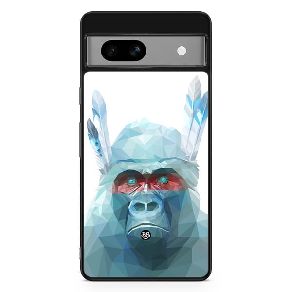 Bjornberry Google Pixel 7a Skal - Färgglad Gorilla