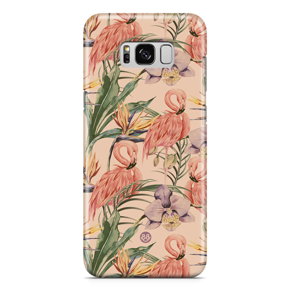 Bjornberry Samsung Galaxy S8 Premium Skal - Flamingos