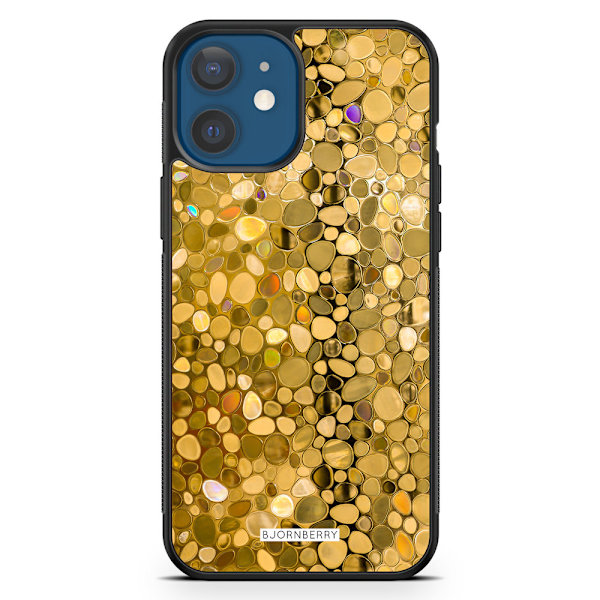 Bjornberry Hårdskal iPhone 12 - Stained Glass Guld