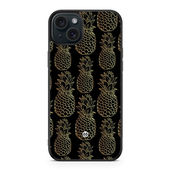 Bjornberry Skal iPhone 15 Plus - Guldiga Ananas