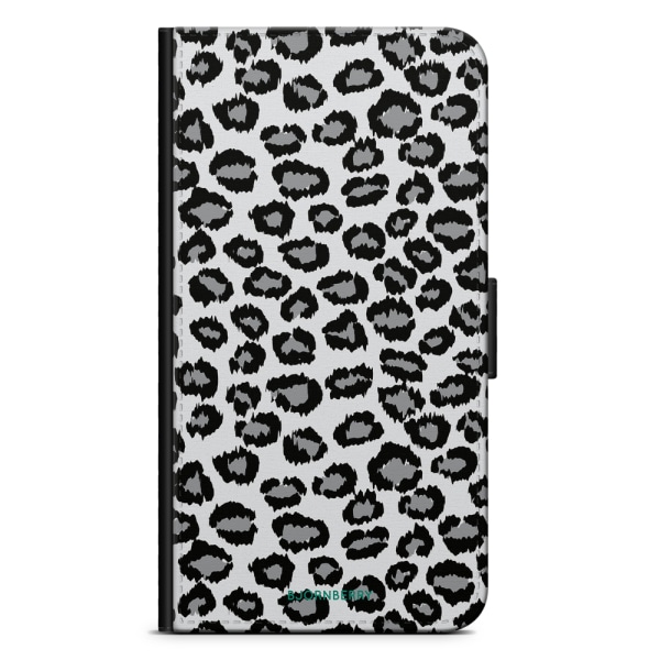 Bjornberry Plånboksfodral iPhone 13 - Grå Leopard