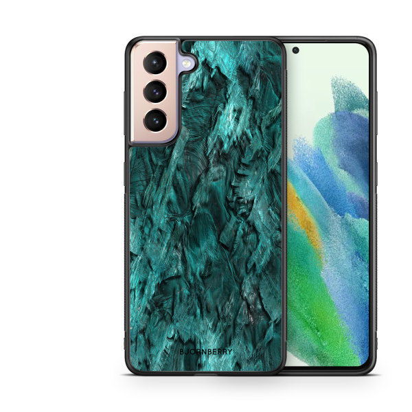 Bjornberry Skal Samsung Galaxy S21 FE 5G - Grön Kristall