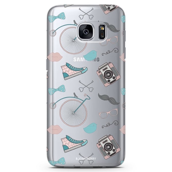 Bjornberry Samsung Galaxy S6 TPU Skal - Hipster Mönster
