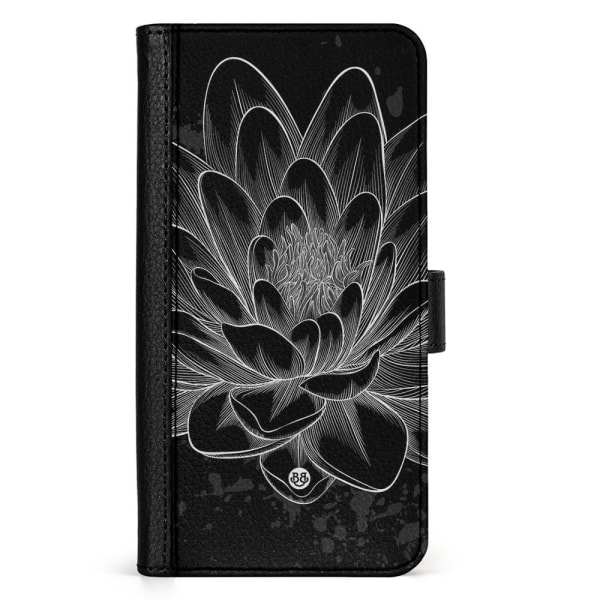 Bjornberry iPhone 15 Pro Max Fodral - Svart/Vit Lotus