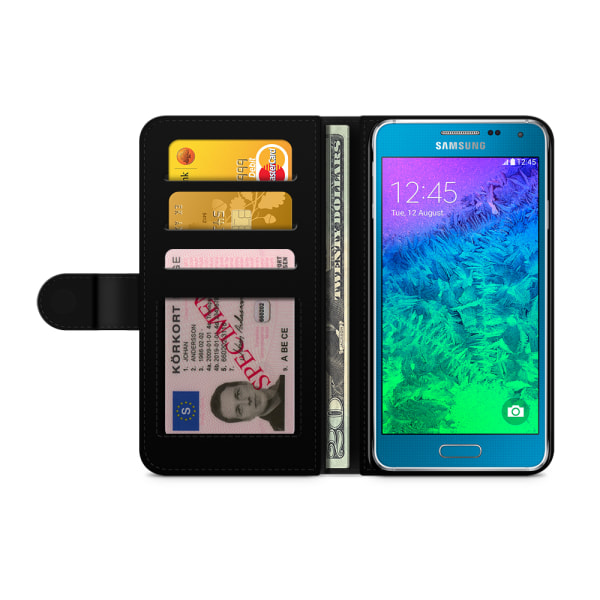 Bjornberry Fodral Samsung Galaxy Alpha - Liten Brun Katt