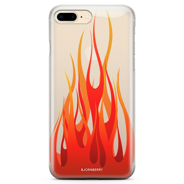 Bjornberry iPhone 7 Plus TPU Skal - Flames