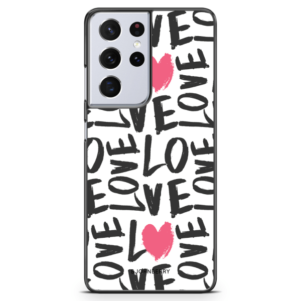 Bjornberry Skal Samsung Galaxy S21 Ultra - Love Love Love