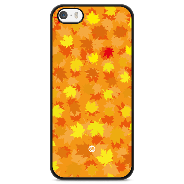 Bjornberry Skal iPhone 5/5s/SE (2016) - Orange/Röda Löv